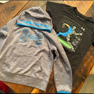 Boy size 6 under armour bundle